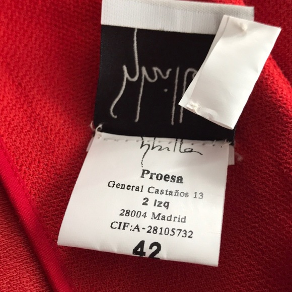 Sybilla 2015 Collection Red Pants Size 42 Vintage - Picture 15 of 16